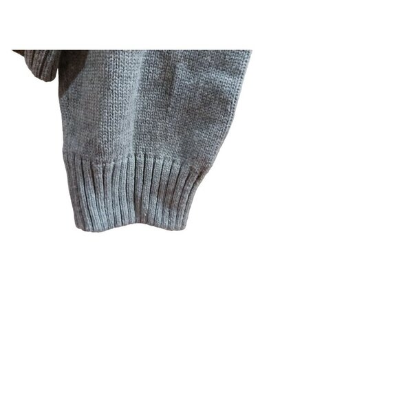 New Basic Editions Mens Size XL Slouchy Comfy Sweater Gray - Picture 4 of 9